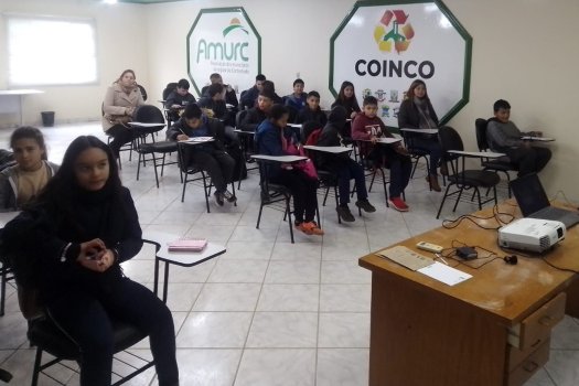 Palestras de educação ambiental no COINCO